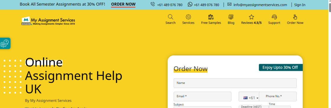 My Assignment Services UK Cover Image