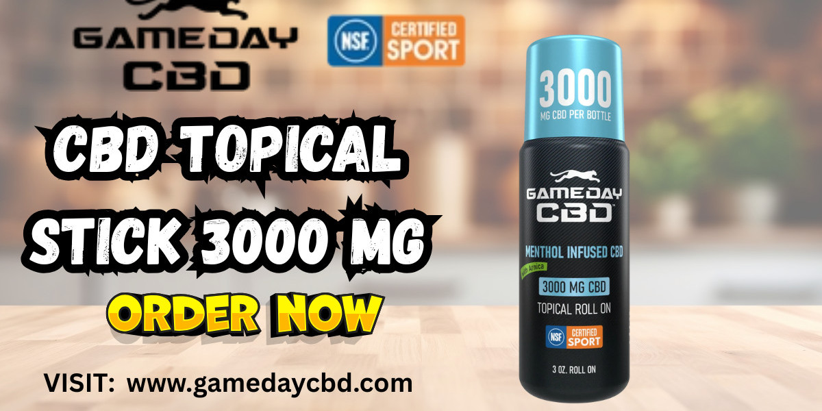 CBD Topical Stick 3000 mg by Gameday CBD for Active Relief