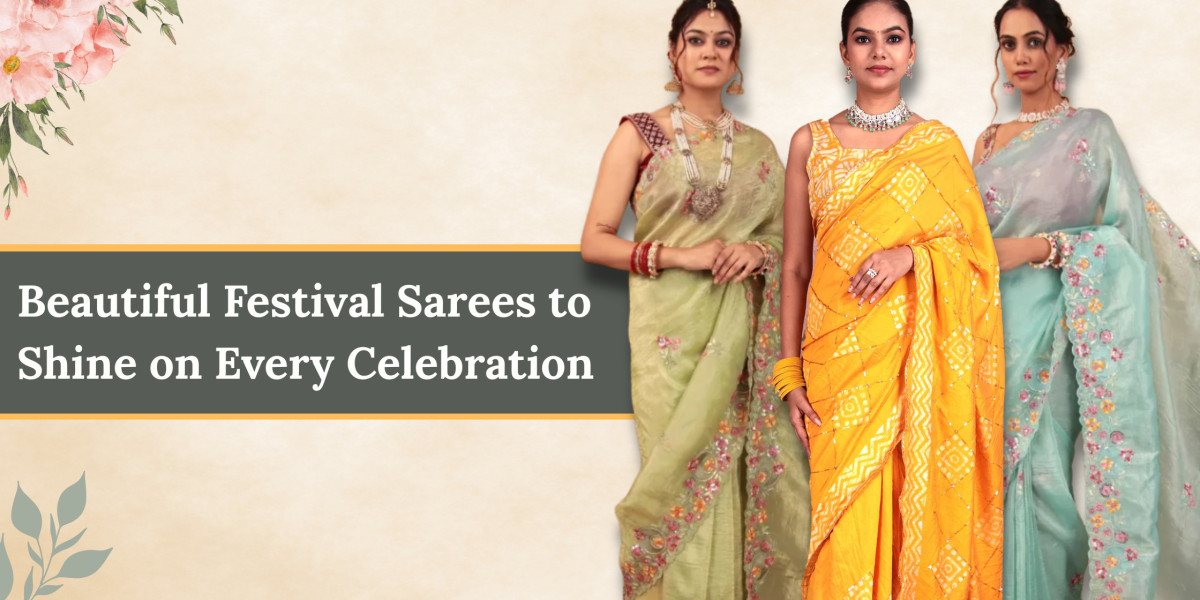 Beautiful Festival Sarees to Shine on Every Celebration